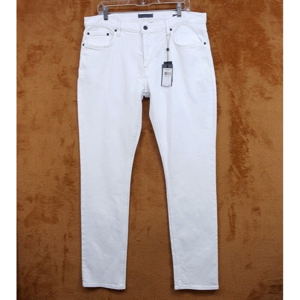 JOHN VARVATOS Jeans Mens Size 36 White Wash Slim Fit JV 702 $228